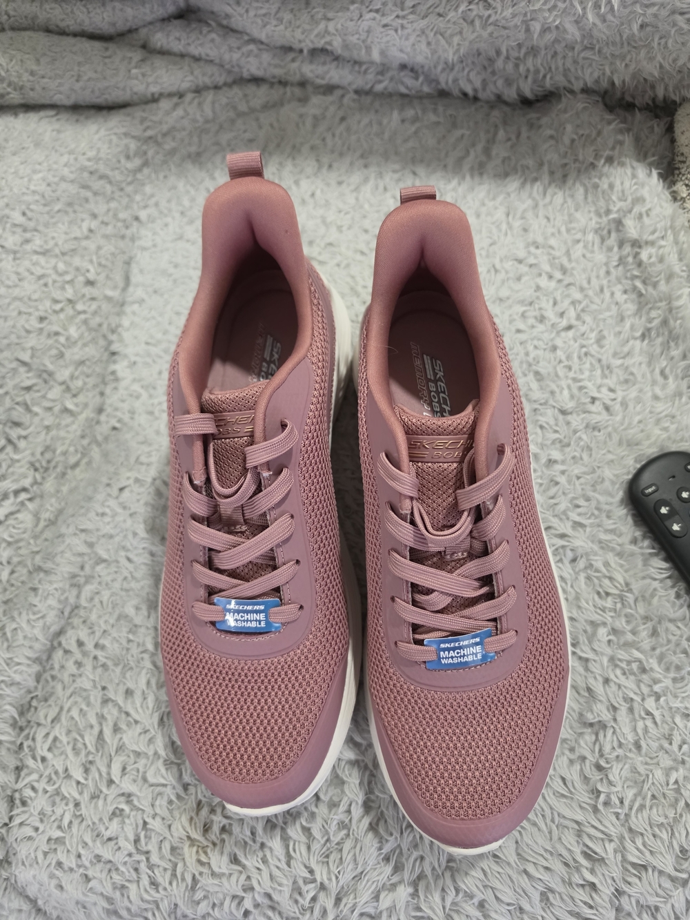 SKECHERS BOBS Squad Waves Still Wading Pink Sneakers Size 8.5 NEW - Picture 6 of 8